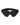 Shots Ouch Diamond Studded Eye Mask - Black