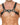 Shots Uomo Chest Bulldog Harness Large/XLarge - Black
