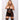 Riveting Stretch Mesh & Faux Leather Open Bust Gartered Chemise With g-string Black 1x