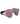 Spartacus Leather Blindfold- Pink Snakeskin