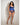 blue Plus Size Eyelash Lace & Mesh Underwire Camidoll with Panty.
