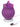 Bloomgasm Wild Violet 10X Silicone Clit Licking Stimulator - Purple