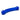 6" Curved G-spot Blue Glass Dildo