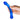 6" Curved G-spot Blue Glass Dildo