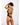 Leopard mesh teddy in black, back view