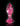 Icicles No. 79 Hand Blown Glass Diamond Butt Plug - Pink