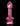 Icicles No. 82 Hand Blown Glass Butt Plug - Ribbed/Pink