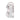 Shots RealRock Realistic Crystal Clear 8" Dildo w/Balls - clear